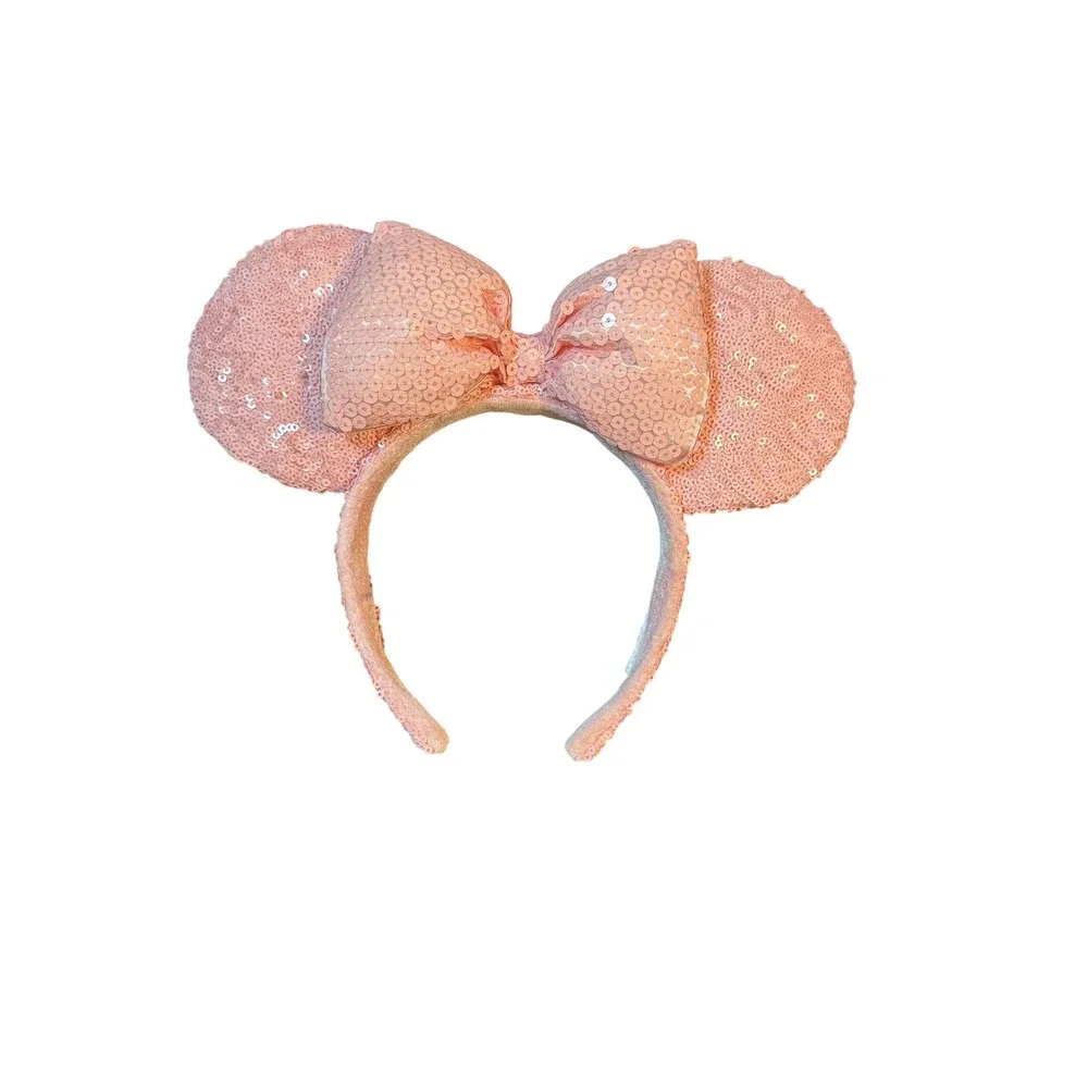 Disney Parks Minnie Mouse Ear Headband Pink